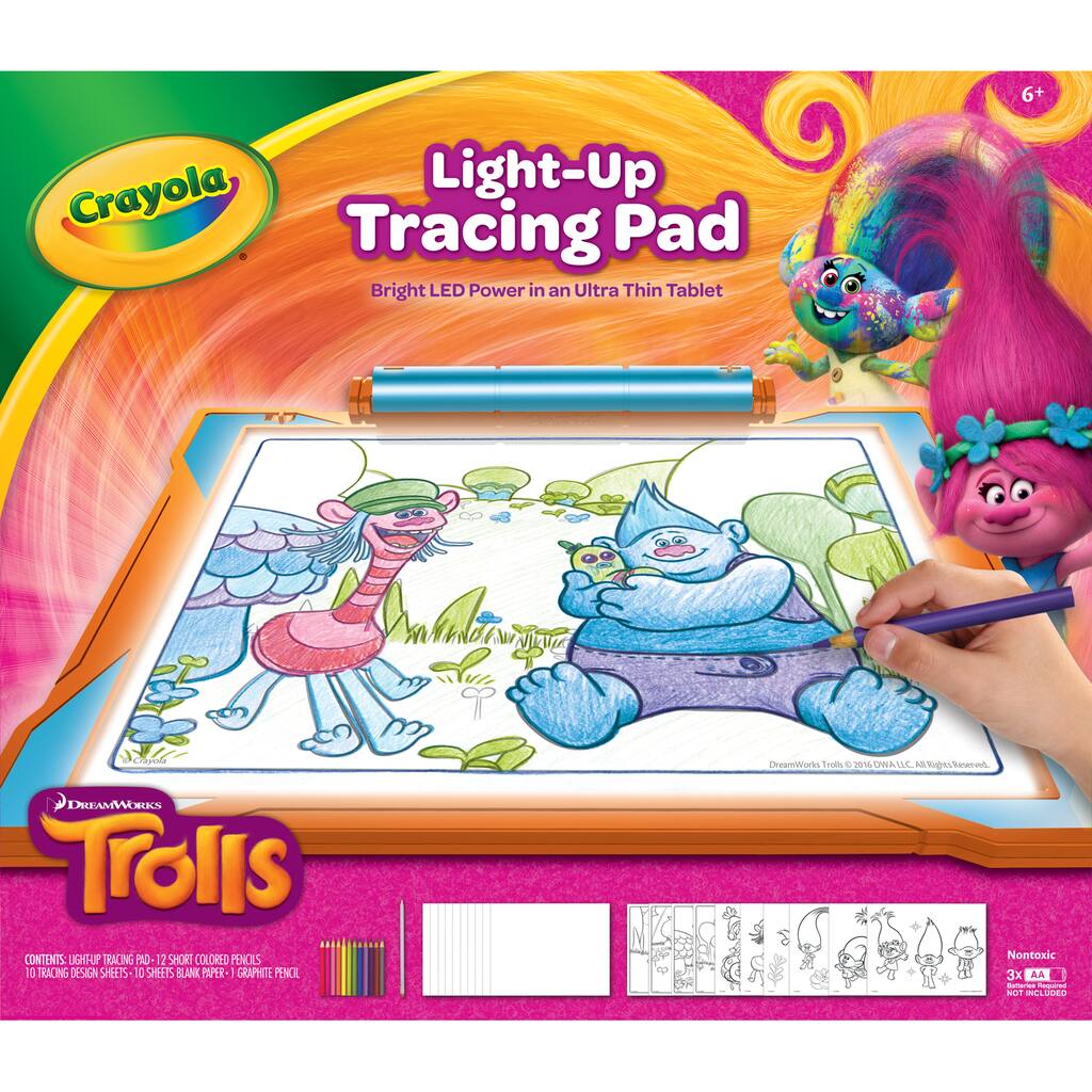 Find The Crayola Light Up Tracing Pad Trolls At Michaels